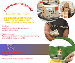 Good held in trust,fidelity guarantee and money Insurance